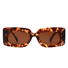 Load image into Gallery viewer, Retro Square Chunky Sunglasses Tortoiseshell
