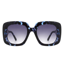 Load image into Gallery viewer, Big Bold Blue/Black Sunglasses

