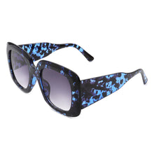 Load image into Gallery viewer, Big Bold Blue/Black Sunglasses
