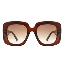 Load image into Gallery viewer, Big Bold Brown Sunglasses
